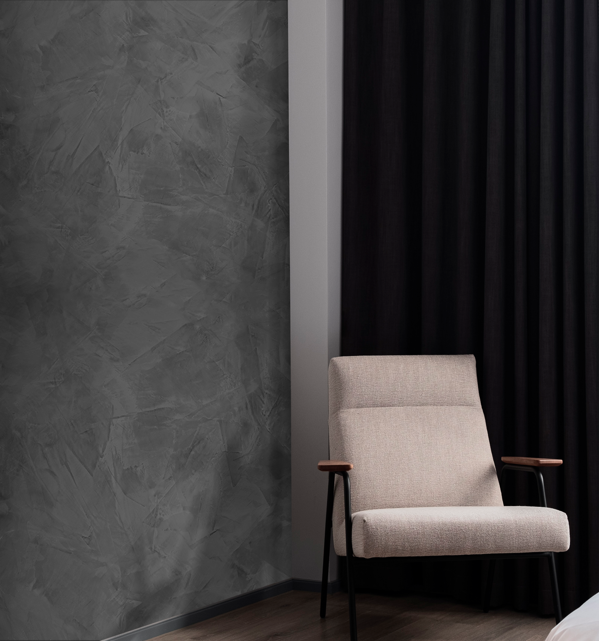 Grassello Di Calce - High Gloss Lime-Based Polished Plaster 1kg (Dark Colours)