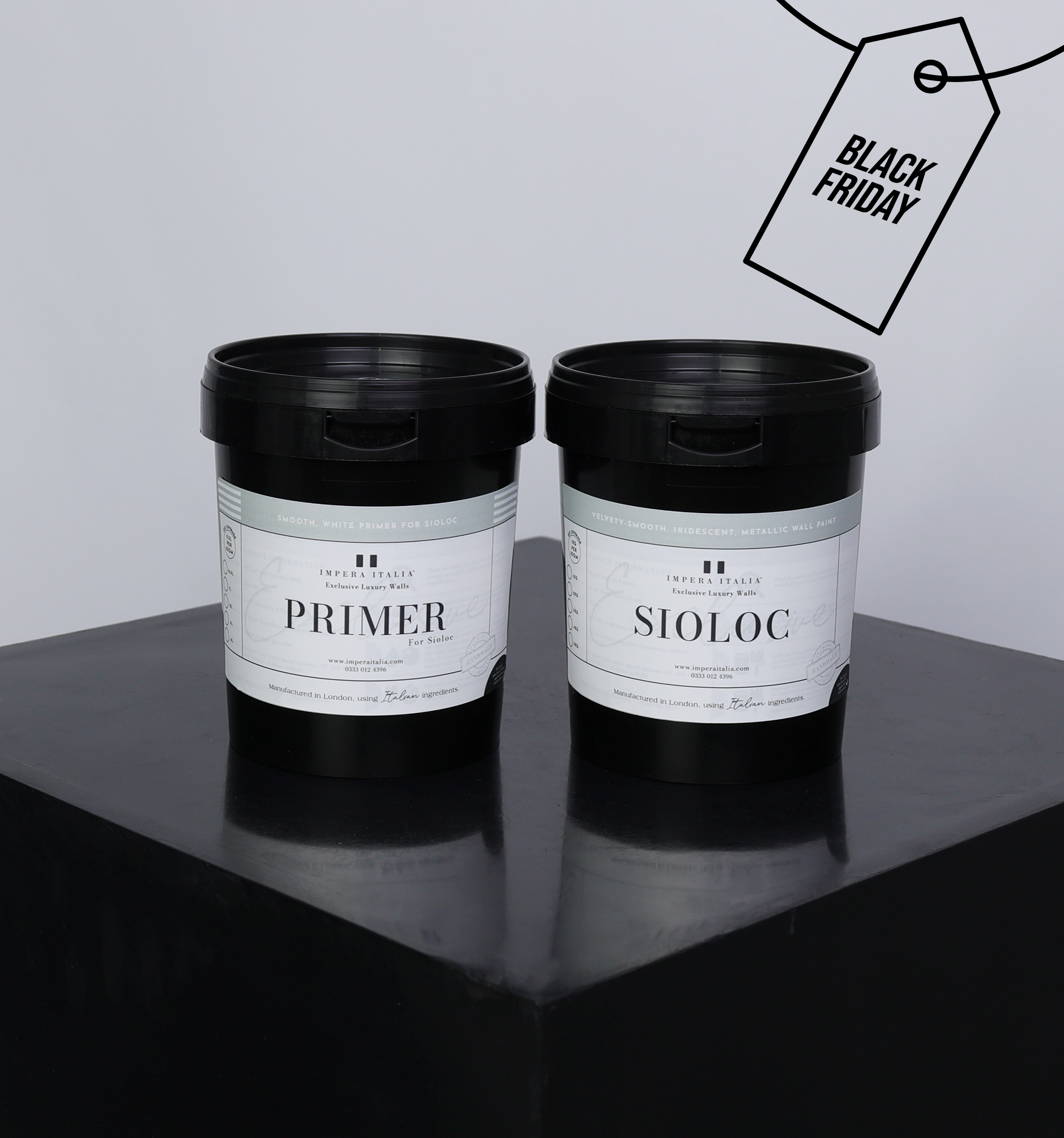 Sioloc Bundle - Smooth Pearly Metallic Paint & Primer Bundle For 5sqm