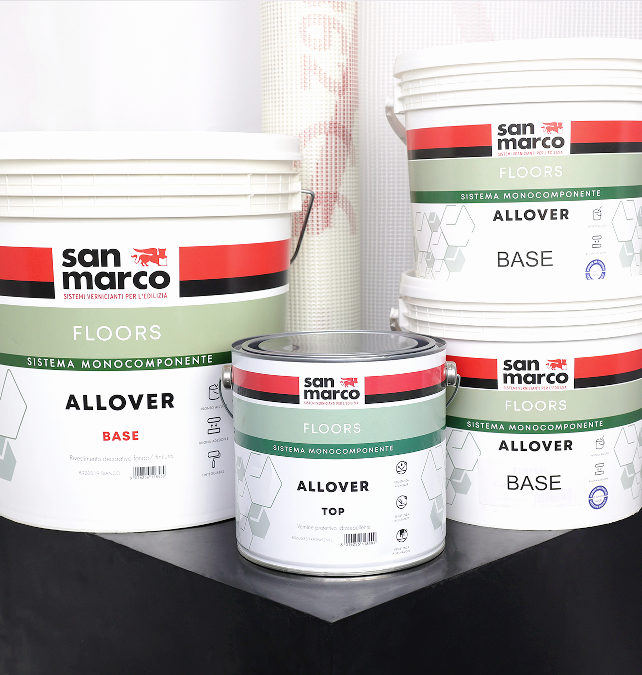 Allover System With Anticrack For Floors & Allover Top (Textured Finish) - 10sqm Kit Suitable For Floors & Walls