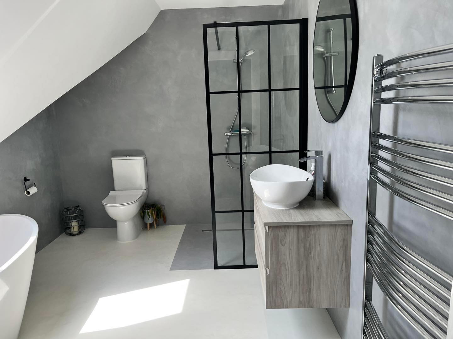 Using Multiple Microcement Colors in the Same Application – Impera Italia