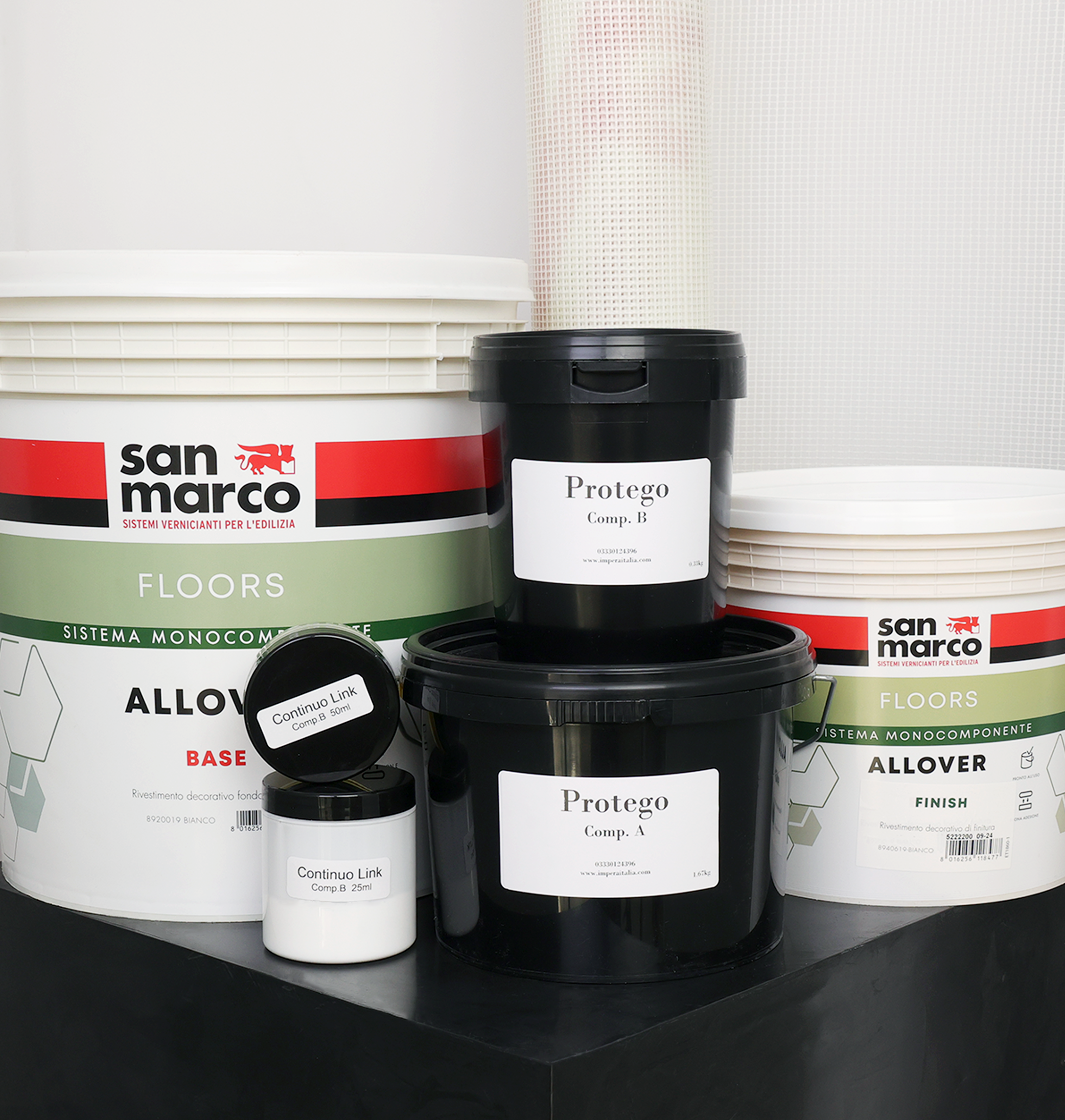Allover System With Anticrack For Floors with Protego (Smooth Finish) - 10sqm Kit Suitable For Floors & Walls