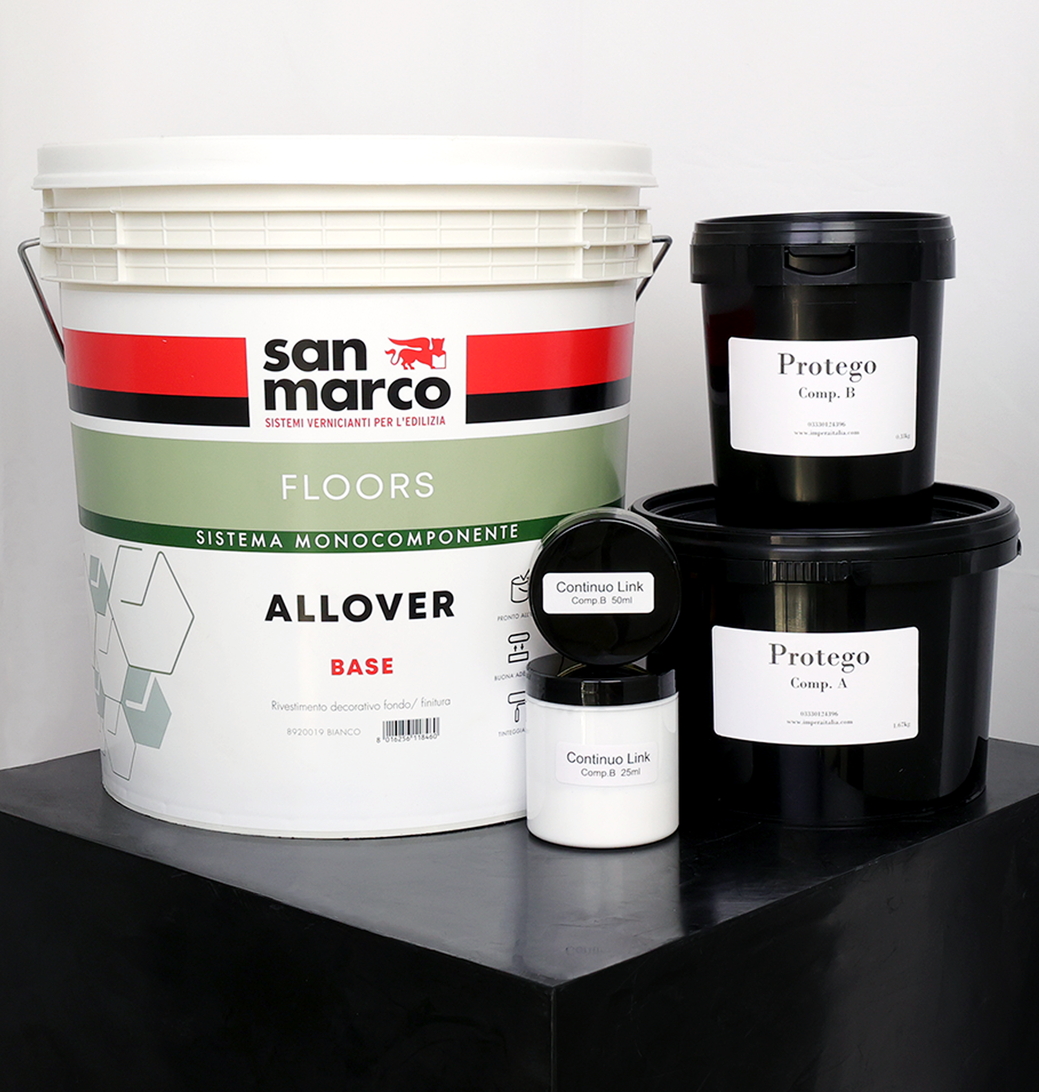 Allover System For Walls (Textured Finish) with Protego protector - 10sqm Kit Suitable For Walls Only