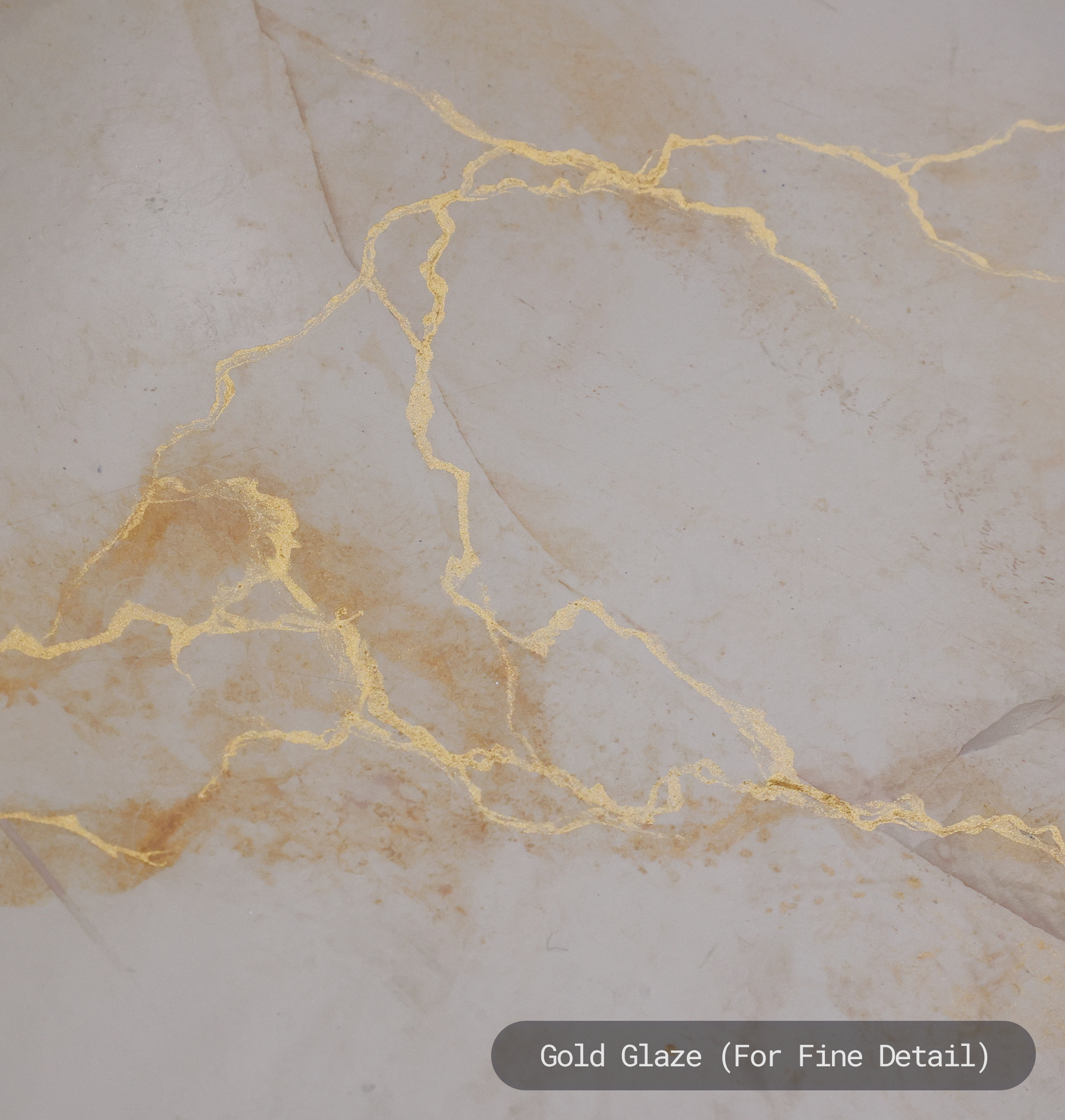 Finishing Glaze Gold - Special Reflective Gold Paint For Details