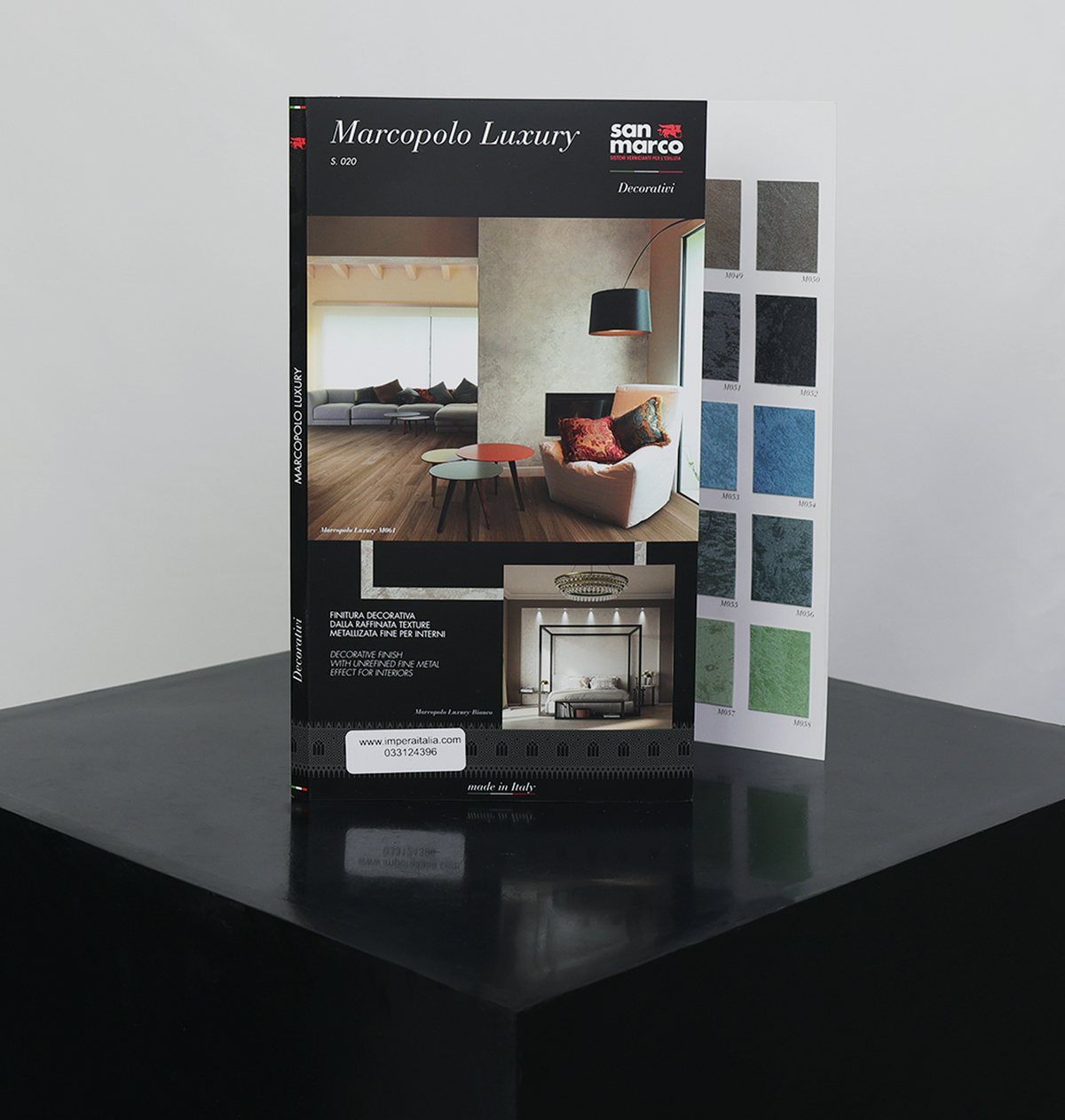Marcopolo Luxury Colour Chart - Textured Fine Grain Metallic Decorativ ...