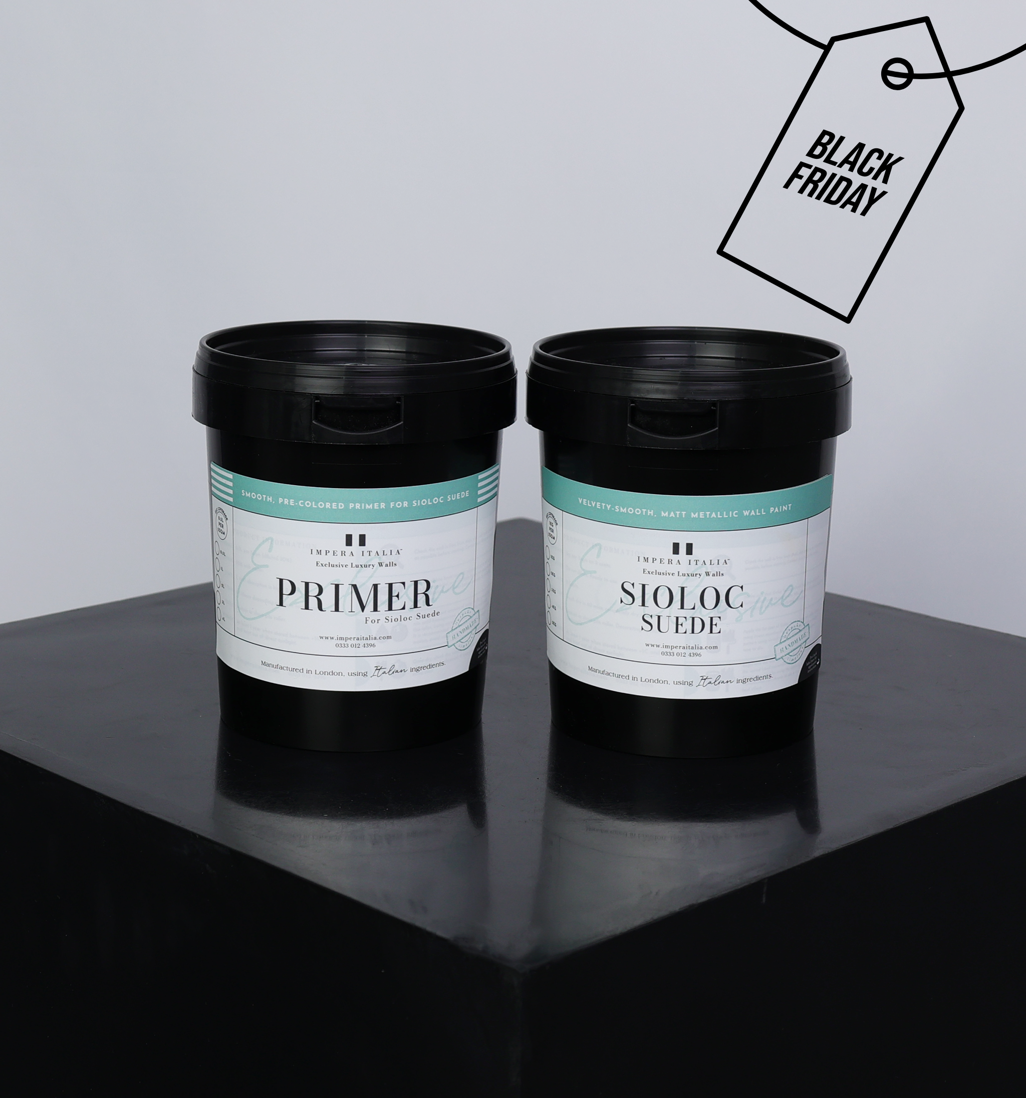Sioloc Suede Bundle - Smooth Matt Metallic Paint & Primer Bundle For 5sqm