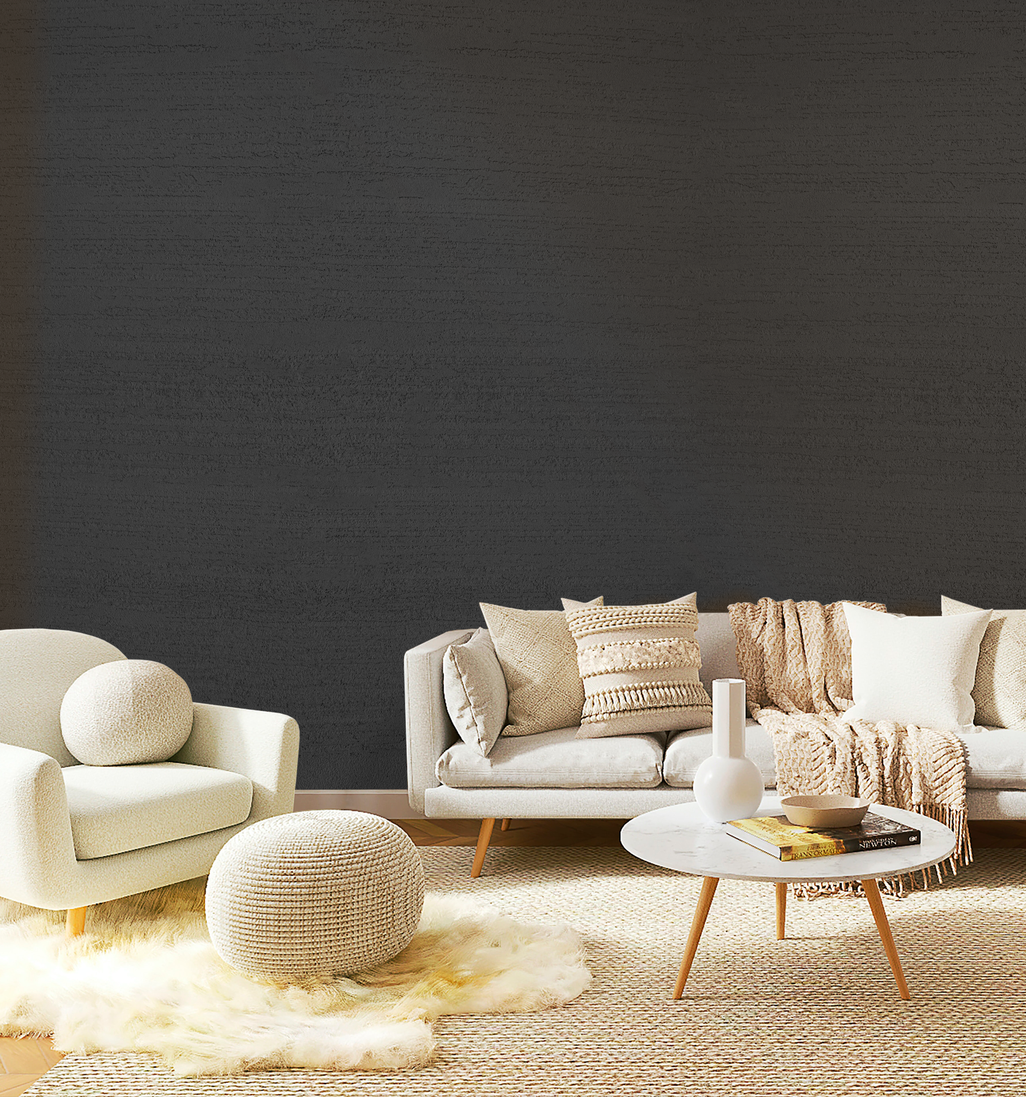 Travertino - Large Grain Lime-Based Venetian Plaster 5kg (Dark Colours)