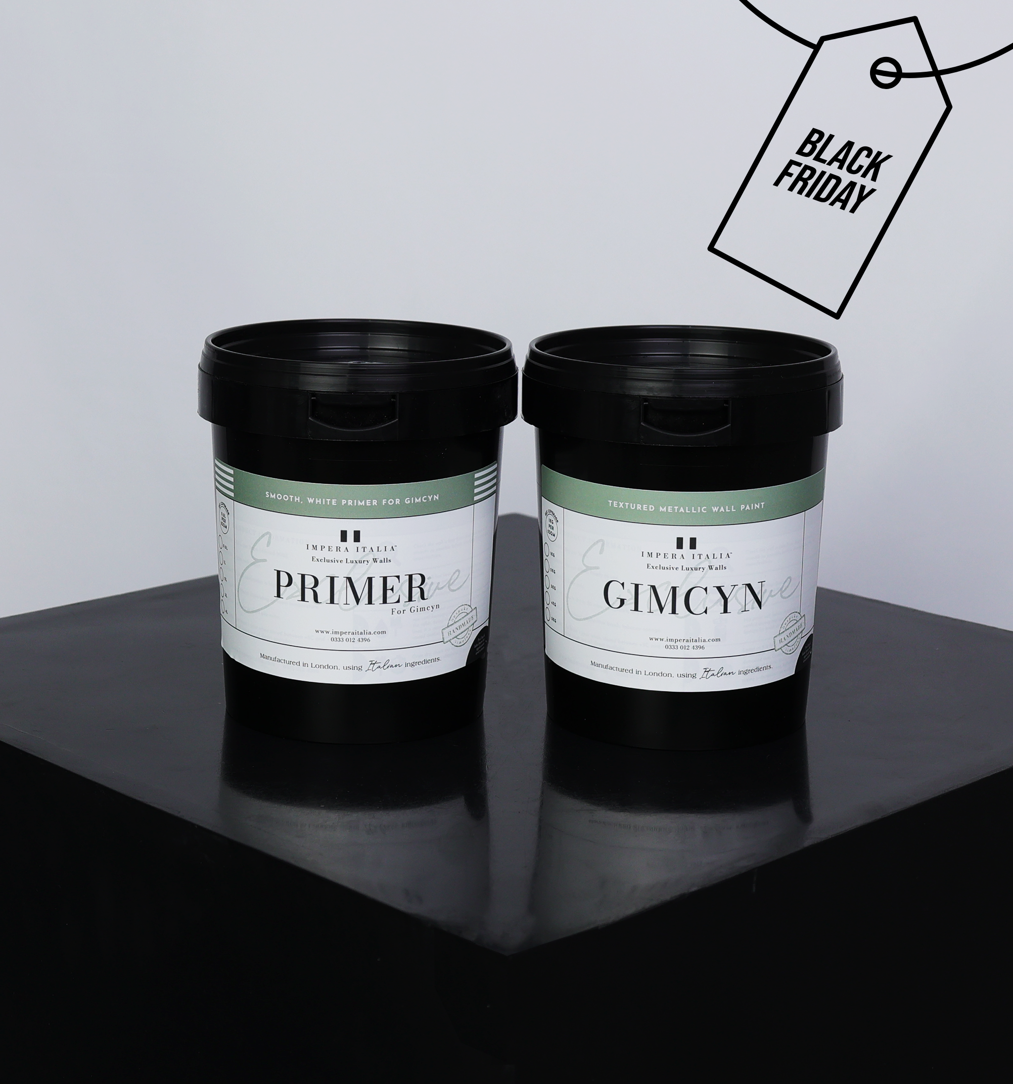Gimcyn Bundle - Textured Metallic Paint & Primer Bundle For 5sqm