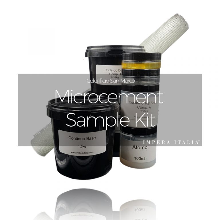 Micro Cement Sample Kit by Impera Italia | Microcement Tester Pack