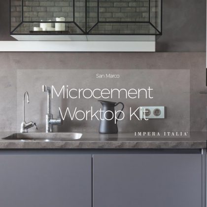 Microcement worktop kit