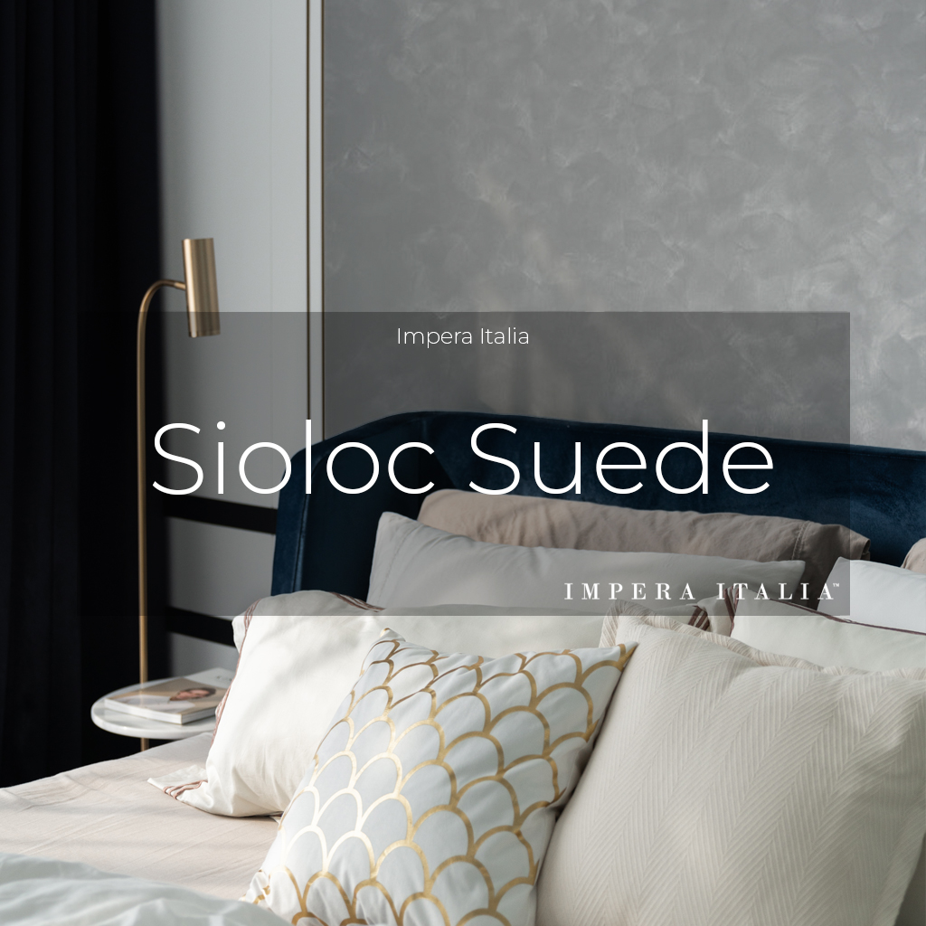 Sioloc Suede feature wall paint bedroom